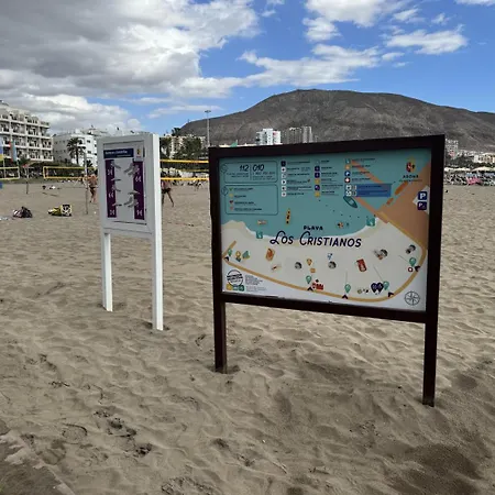 アパート Heart Of Cristianos Modern Close To The Sea In Tenerife